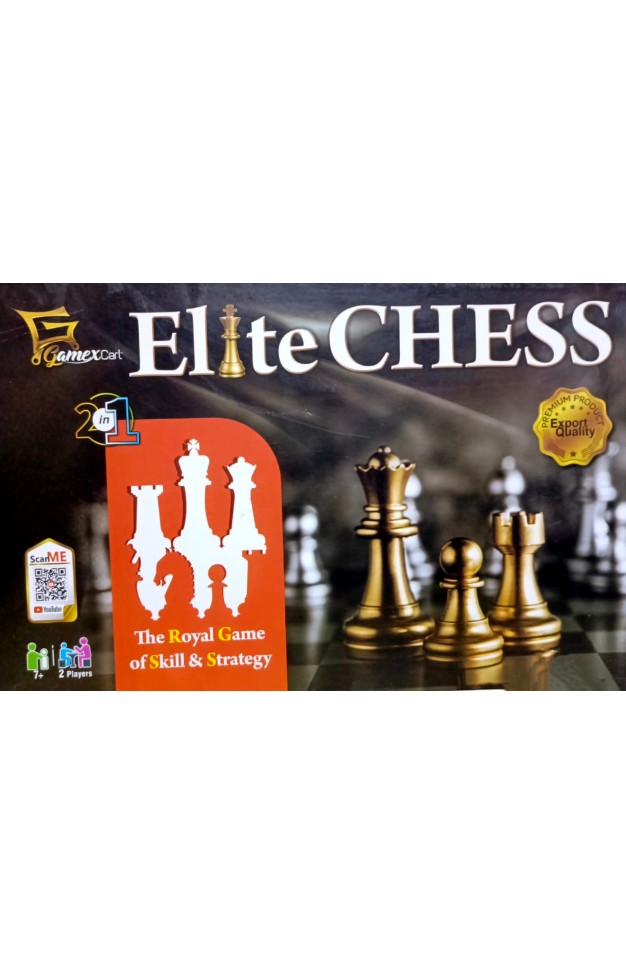Elite Chess 2 in 1  7602